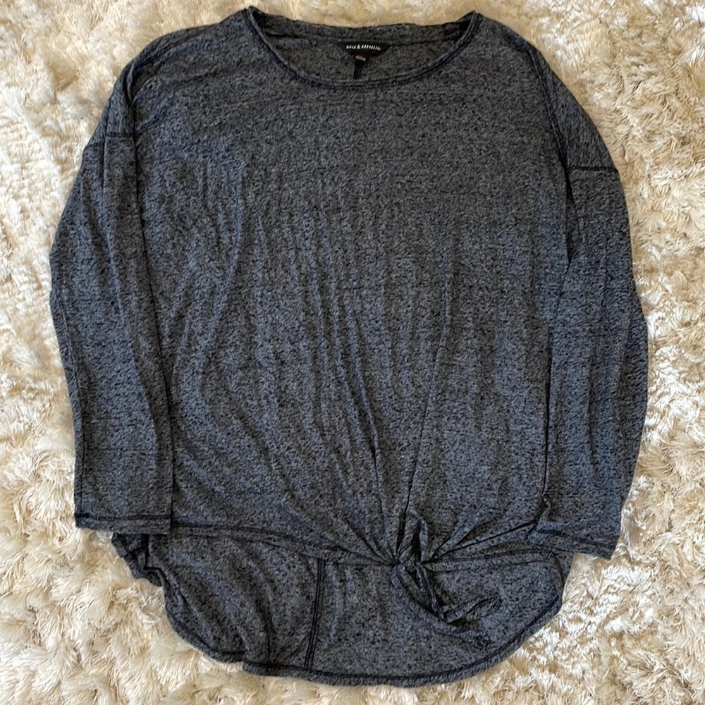 Rock & Republic Gray Long Sleeve Tee